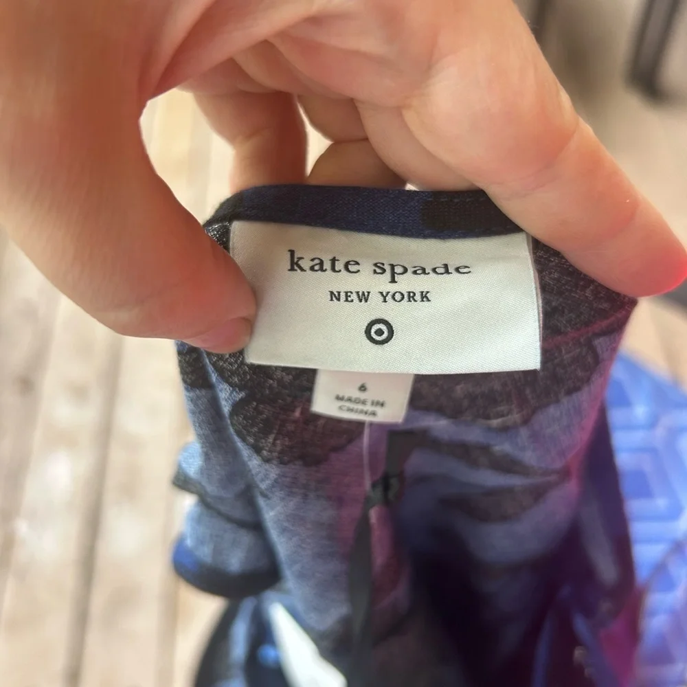 NWT Kate Spade x Target Linen Blend One Shoulder Floral Jumpsuit